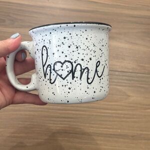 Speckled White Home Mug